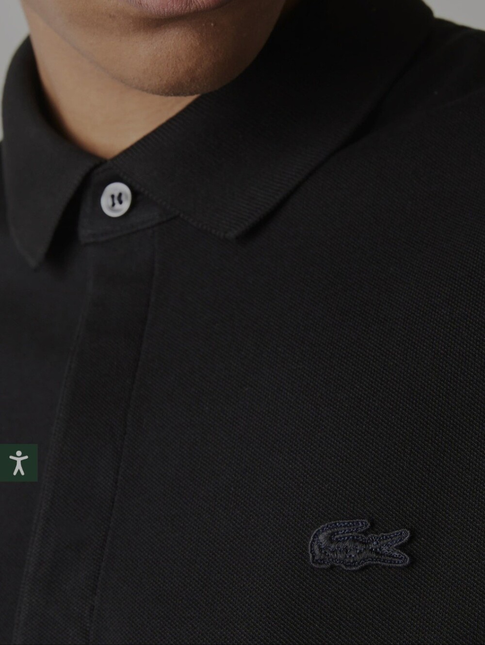 Lacoste Men’s Black Paris Polo - Picture 2 of 5